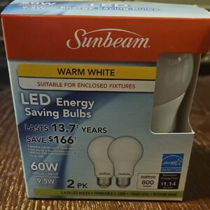 Sunbeam LED Bulbs - Warm White
